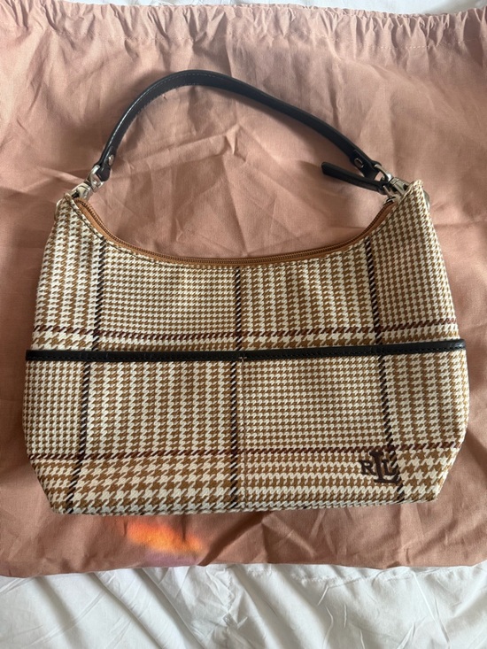 Lauren Ralph Lauren Handbags - Ralph Lauren Houndstooth Shoulder Bag